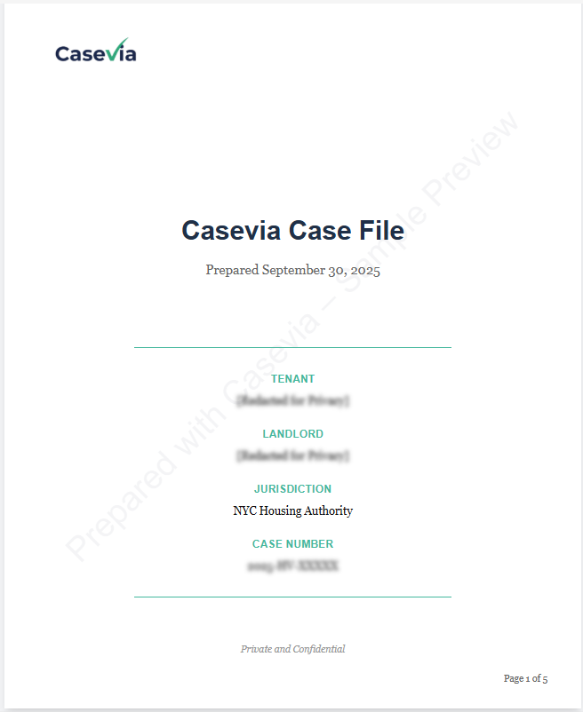 Sample Casevia Case File